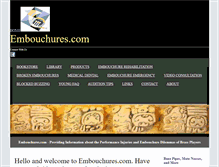 Tablet Screenshot of embouchures.com